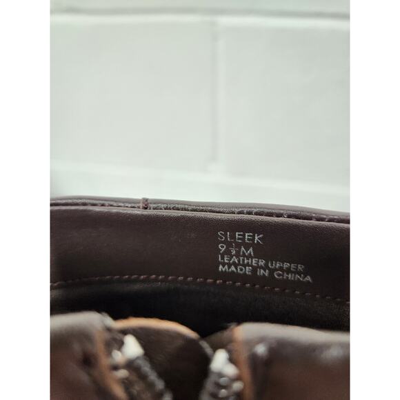 Sanctuary Women's SA-Sleek Java Leather Ankle Boots, Sz 9.5, Spool Heel, Classic - Picture 8 of 10